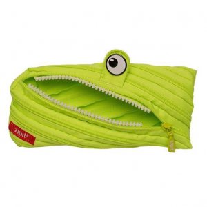 Penar Cu Fermoar, Zip..it Talking Monstar Jumbo - Verde Deschis (7290106143937)