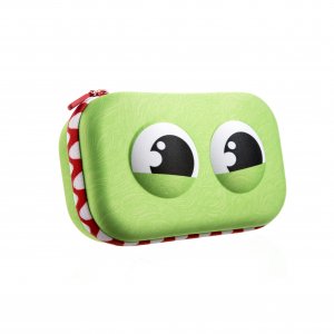 Penar Cu Fermoar, Cu Separator, Zipit Wildlings Storage Box - Verde