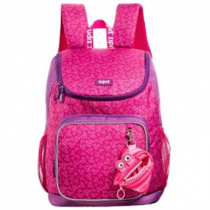 Rucsac Zipit Wildlings Premium, Buzunare Laterale - Roz + Portofel Monezi Cadou Rucsac Zipit Wildlings Premium, Buzunare Laterale - Roz + Portofel Monezi Cadou