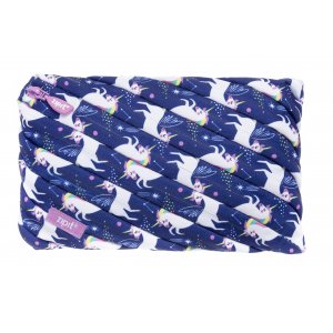 Penar Cu Fermoar, Zipit Fresh Jumbo - Albastru Cu Unicorni