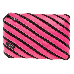 Penar Cu Fermoar, Zipit Neon Jumbo - Roz