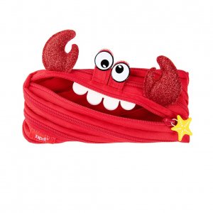 Penar Cu Fermoar, Zipit Creature Monster Clive - Crab Rosu Penar Cu Fermoar, Zipit Creature Monster Clive - Crab Rosu