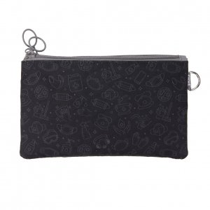 Penar Dublu Cu Fermoar Si Masca Material Textil, Zipit Face-it Creature - Negru