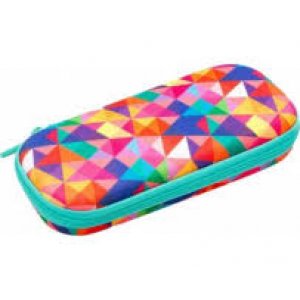 Penar Cu Fermoar, Zip..it Colorz Storage Box - Triunghiuri Color Asortate (7290106145610)