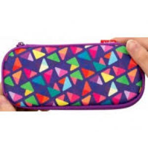 Penar Cu Fermoar, Zip..it Colorz Storage Box - Triunghiuri Mov (7290106145627)