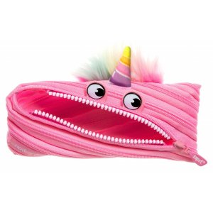 Penar Cu Fermoar, Zipit Unicorn - Roz Deschis - Ean 7290112421814 Penar Cu Fermoar, Zipit Unicorn - Roz Deschis - Ean 7290112421814