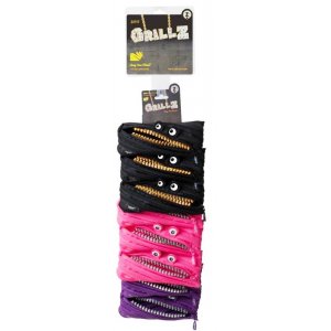 Clip-strip 8 Buc. Penare Cu Fermoar, Zip..it Grillz Monster - 3 Culori Asortate Clip-strip 8 Buc. Penare Cu Fermoar, Zip..it Grillz Monster - 3 Culori Asortate
