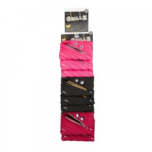 Clip-strip 8 Penare Cu Fermoar, Zipit Grillz Monster - 3 Culori Asortate Clip-strip 8 Penare Cu Fermoar, Zipit Grillz Monster - 3 Culori Asortate