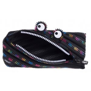 Penar Cu Fermoar, Zipit Monster Special Edition - Negru Cu Dinti Curcubeu - Ean 7290106146525 Penar Cu Fermoar, Zipit Monster Special Edition - Negru Cu Dinti Curcubeu - Ean 7290106146525